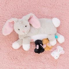 Ultraweicher Plüsch, Hase mit seinen Kleinen, Manhattan Toys, Ostergeschenkidee