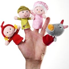 Rotkäppchen-Fingerpuppen Lilliputiens