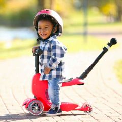 Micro Scooter für Kinder, mit Stauraum unter dem Sitz