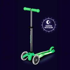mini micro scooter, icy lime, glow in the dark