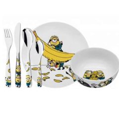 Geschenk Set WMF für Mädchen und Jungen ab 3 Jahre alt, Minions