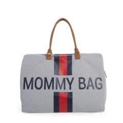 Wickeltasche Mommy Bag Grau Stripes  Childhome, Geschenkidee Mutter