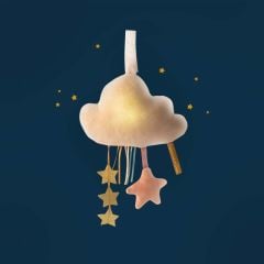 Leuchtende Wolke zum Aufhängen, Geschenkidee zur Geburt, Moulin Roty

