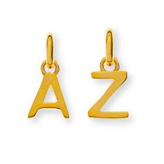 Buchstabe A-Z Anhänger Gold 750/18K