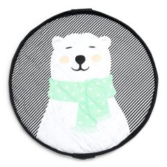 Spielsack 3 in 1 Playmat Play & Go Soft Polar Bear