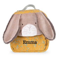 Moulin Roty Kinder Rucksack Hase, mit dem Namen des Babys personalisieren