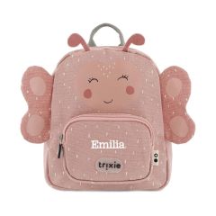 Kinderrucksack Schmetterling rosa zum Personalisieren mit Mädchennamen