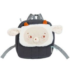 Rucksack Schaf Geschenkidee Junge Mädchen 3 Jahr, Geschenk mit Vorname,  Moulin Roty