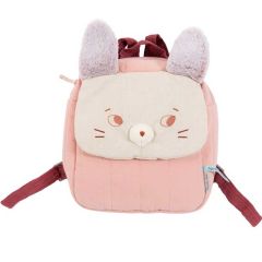 Rucksack Maus Geschenkidee Mädchen 3 Jahr, Geschenk mit Vorname,  Moulin Roty