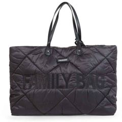 Family Bag Childhome  Wickeltasche , Gesteppt Schwarz