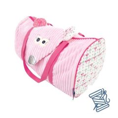 Wickeltasche oder Kinder Sport Sack bestickt mit Namen, Maus Les Déglingos