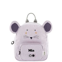 kleine Maus Kindergartenrucksack mit Namen personalisieren Kind