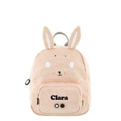 kleinformatiger Rucksack Hase rosa