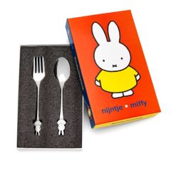 Set aus Löffel und Gabel für Erstklässler, miffy