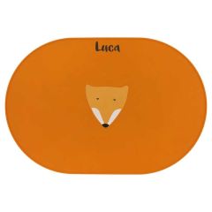 tischset abwaschbar kinder, anti rutsch, fuchs