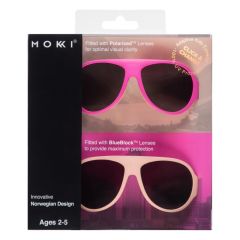 Mokki Kinderbrille 2-5-Jahre rosa