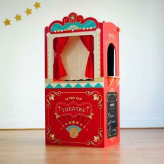 theatre marionnette le toy van rouge