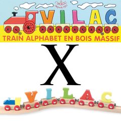 Buchstaben Wagen Vilac, X