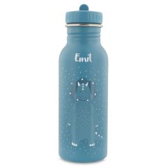 500 ml Trinkflasche Triceratops, personalisierbar mit dem Vornamen des Kindes