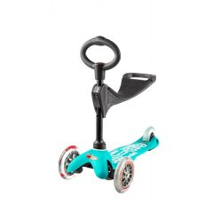 Mini Micro Scooter 3in1 Deluxe aqua, von 1 bis 5 Jahre alt