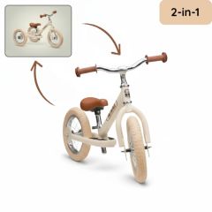 trybike creme Fahrrad mit Korb