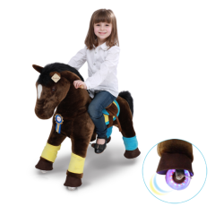 Twilight Premium Modell mit Zubehör, Ponycycle Medium mit Rollen für Junge und Mädchen von 4 bis 9 Jahre