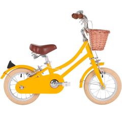 Kinder Velo Bobbin mit Stützräder 12'' für 2- bis 4-Jährige, Retro Fahrrad mit Pedalen, Gratis Versand, Schweizer Lager