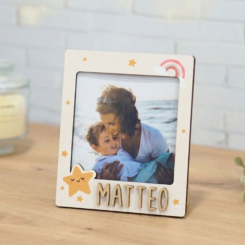 Personalisierter Stern-Fotorahmen