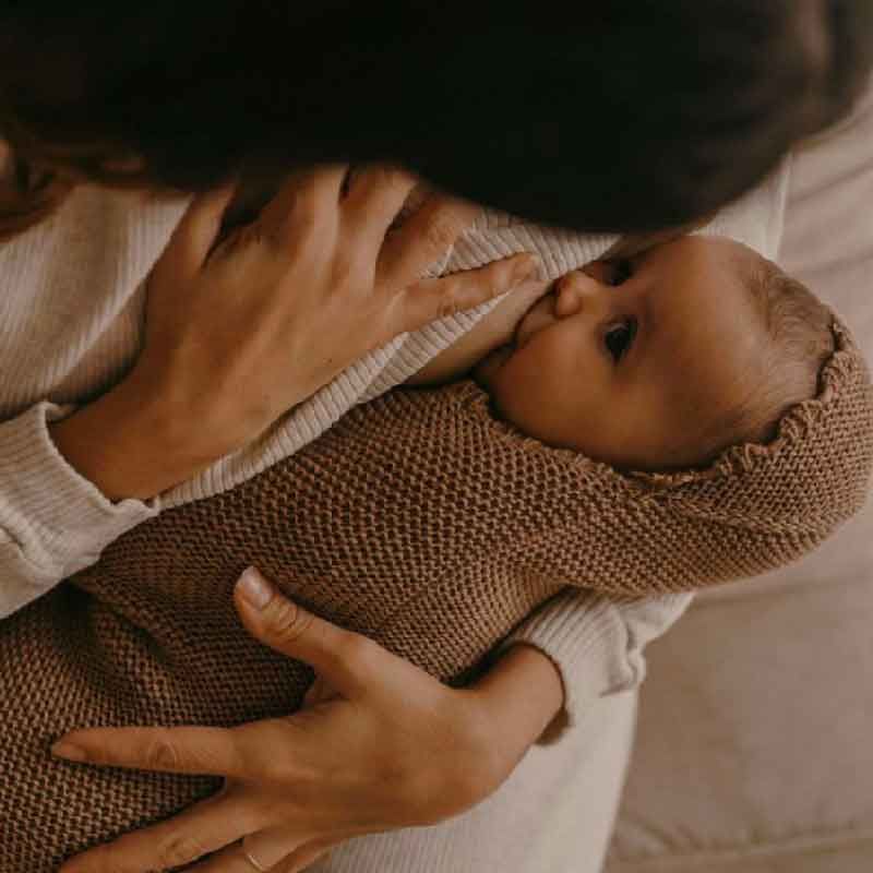 Ein Pucktuch oder Baby-Cocoon