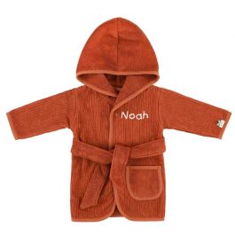 Personalisiert Baby Bademantel - Weicher Flanell Mit Besticktem Namen In 3 Farben