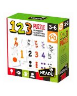Puzzle 1-2-3, Montessori, Spiel Kinder 3 bis 6 Jahre