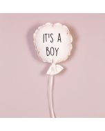 It's A Boy Ballon Baby Zimmer Dekoration, 100% Baumwolle Childhome