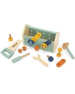 Werkzeugkoffer Kinder Holzspielzeug mit Namen