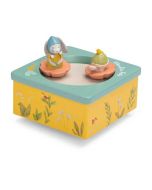 Spieluhr Moulin Roty, Drei kleine Hasen, Geschenk zur Geburt eines Babys