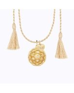 personalisierte Bola Blume des Lebens mit gravierten Herz Medaille