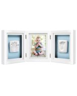 Baby 3D Abdruckset Tisch Bilderrahmen weiss Pearhead