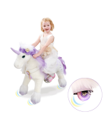 Einhorn Cassidy Premium Modell mit Zubehör, Ponycycle Medium mit Rollen für Mädchen