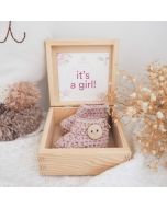 Gender Reveal Geschenkbox „It's a Girl“ 