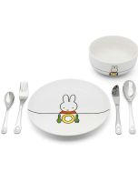 zilverstad kinderbesteck miffy set