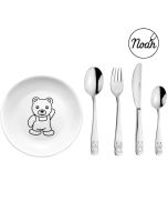 couvert teddy et assiette enfant de la marque Puresigns