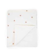 couverture bébé coeur, à personnaliser