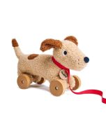 kleiner Hund, Spielzeug zum Herumziehen