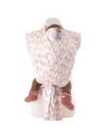 Babytragetuch 100% hydrophiler Baumwolle selber Nähen, Lodger rosa 