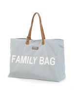 Wickeltasche Family Bag grau, Geschenkidee Muttertag