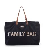 Wickeltasche Family Bag schwarz, Geschenkidee Muttertag