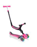 Faltbarer Scooter Globber Go Up 15 Monate, rosa, 