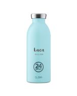 Thermosflasche 0,5L zu personnalisieren Baby Mädchen, Clima 24 Bottles, Cloud Blue