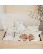 Großes Baby Geschenkset, 8-teilig, Maylily creme