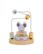 Holzspielzeug Maus, mit Perlen, trixie baby