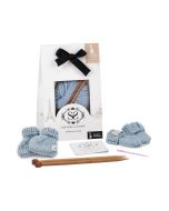 Strickset für Babyschuhe und Handschuhe